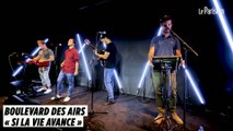 Boulevard des airs chante « Si la vie avance » en live au Parisien