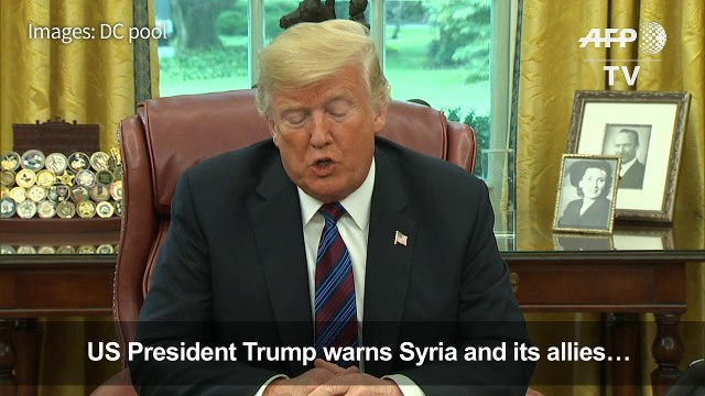 Trump warns Syria, Russia and Iran against Idlib 'tragedy'