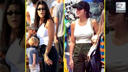 Kourtney & Sofia Attended the Same Event & Dress In Similar Outfits