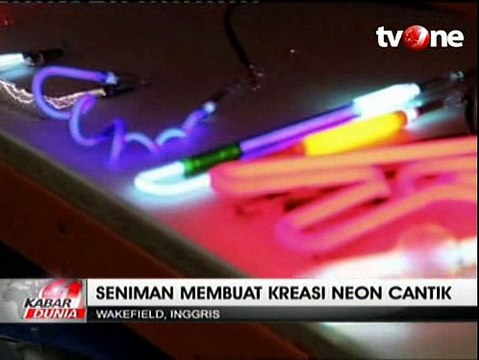 Kreasi Karya Seni Cantik dari Lampu Neon