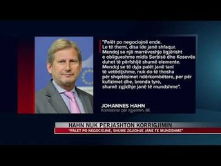 Descargar video: Hahn lë të hapur mundësinë për ndryshim të kufijve mes Kosovës e Serbisë - News, Lajme - Vizion Plus