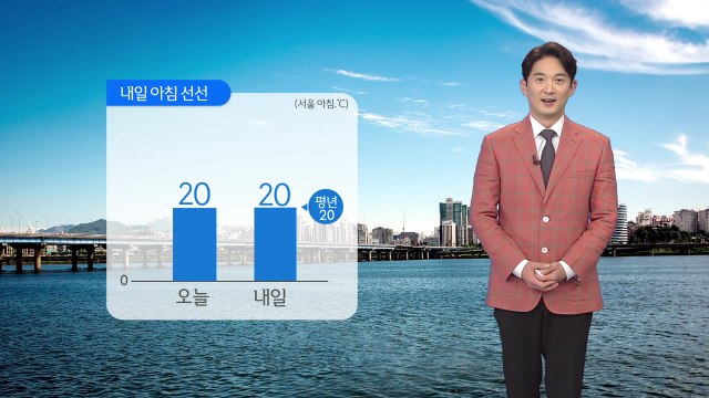 [날씨] 내일 아침 선선...낮 동안 다소 더워 / YTN