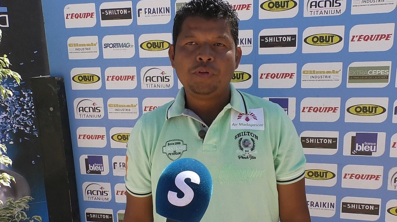 Masters de Pétanque - Istres : Réaction de Lahatra Randriamanantany