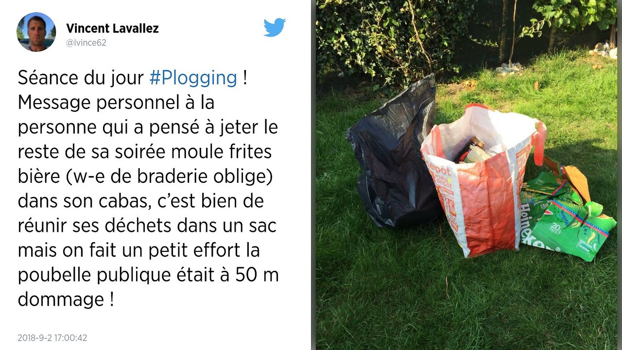 Adeptes du Plogging, ils courent "utile" en ramassant les déchets.