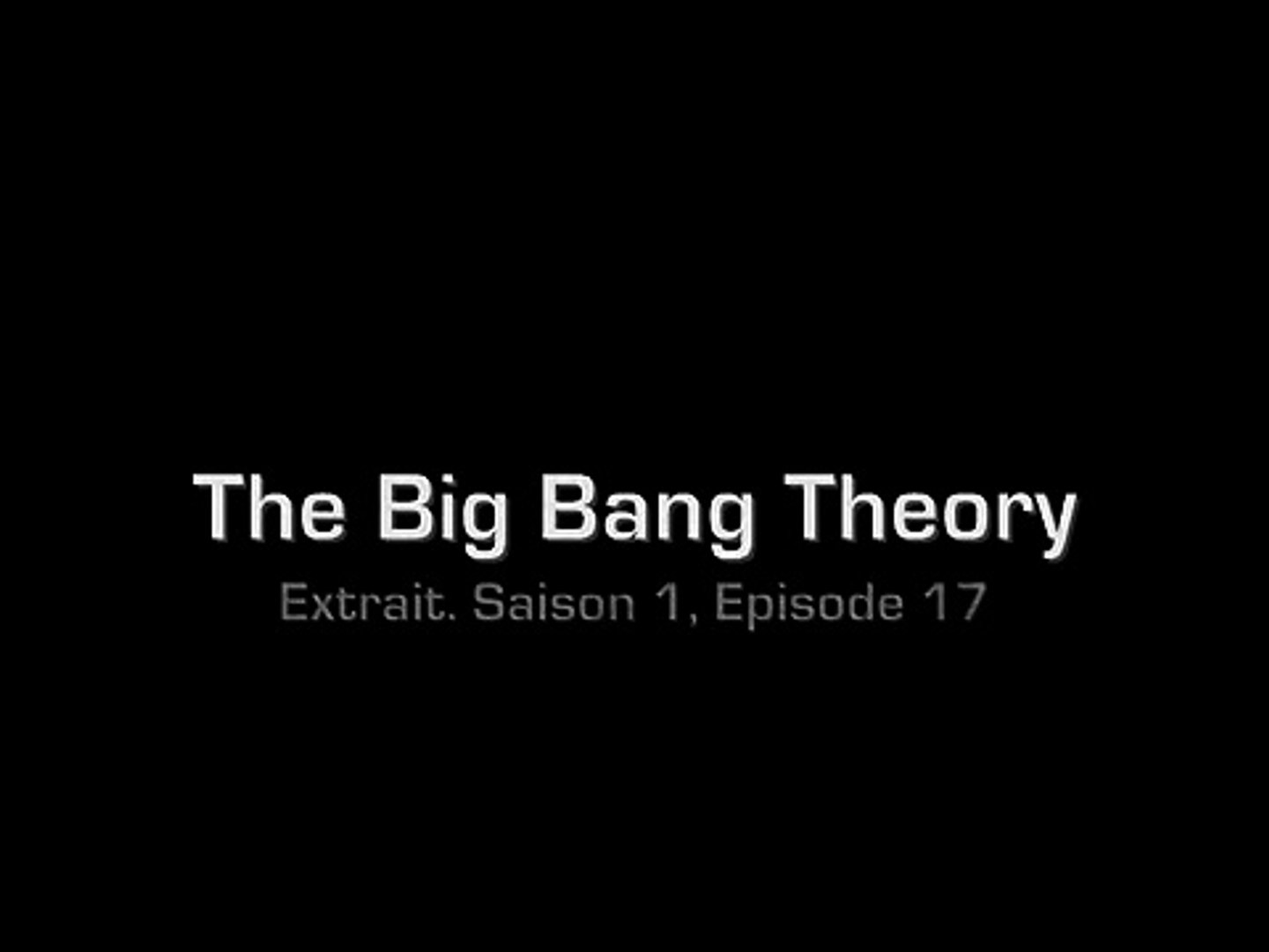 The Big Bang Theory - Le Chat de Schrödinger