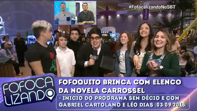Fofocalizando (03/09/18) Fofoquito brinca com elenco de Carrossel + inicio do programa sem Décio | SBT