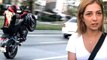 Motosikletiyle Akan Trafikte Tek Teker Yapan Kadın Sürücü: Pişman Değilim
