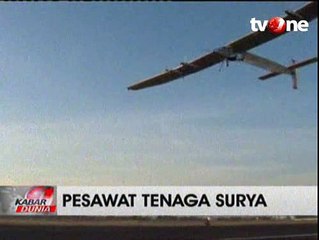 Pesawat Tenaga Surya Solar Impulse 2 Berangkat dari India