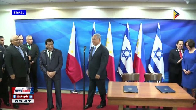 Du30, Netanyahu further strengthen PH-Israel ties