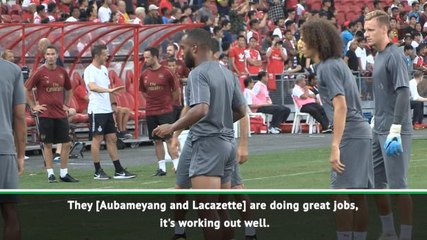 Aubameyang and Lacazette can become best strikers in the world - Kanu