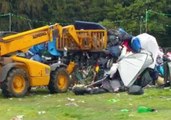 Abandoned Tents Bulldozed Rather Than Recycled Following Irish Music Festival