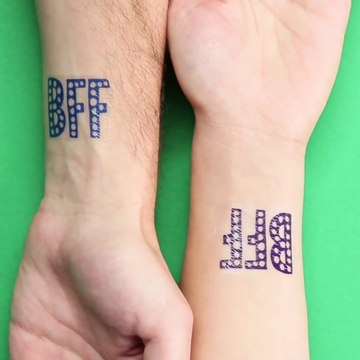 FACILE À FAIRE - Tatouages temporaires à faire soi-même