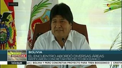 Bolivia y Perú acuerdan avanzar en el desarrollo de su frontera común