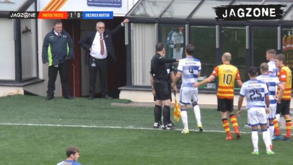 Ecosse - Le but injustement refusé de Partick Thistle