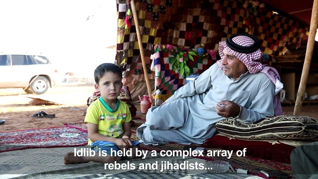 Daily life of Syrian refugees in Idlib province