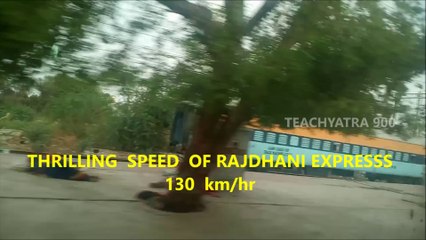 MADGAON RAJDHANI EXPRESS TOP POWER OF SPEED @ 130 to 140 km/hr of