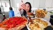 Pizza + Mac N Cheese + Burger MUKBANG | Eating Show