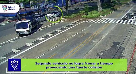 Imprudencias al volante en zona 9 Guatemala
