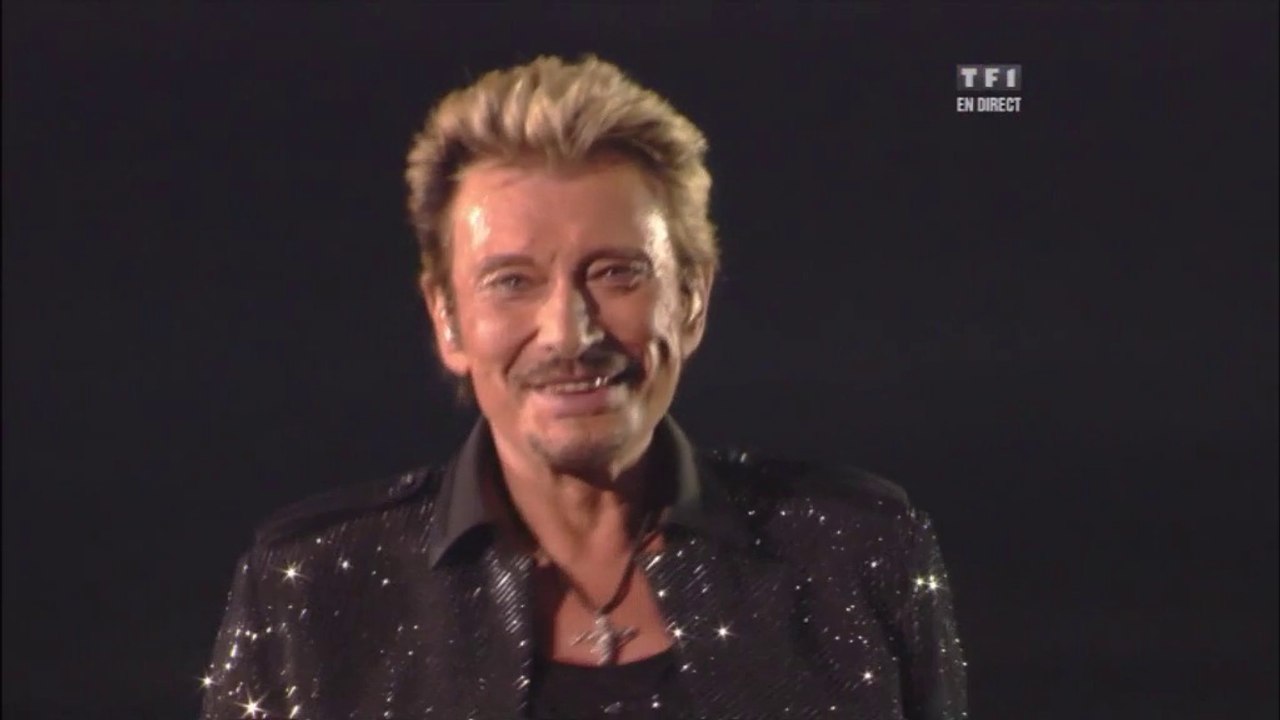 Johnny Hallyday - Ovation du public - Stade de France 2009