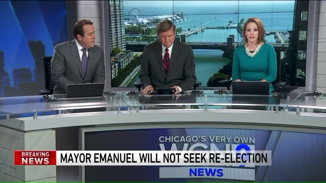 Chicago Mayor Rahm Emanuel Says He Won't Seek Re-Election