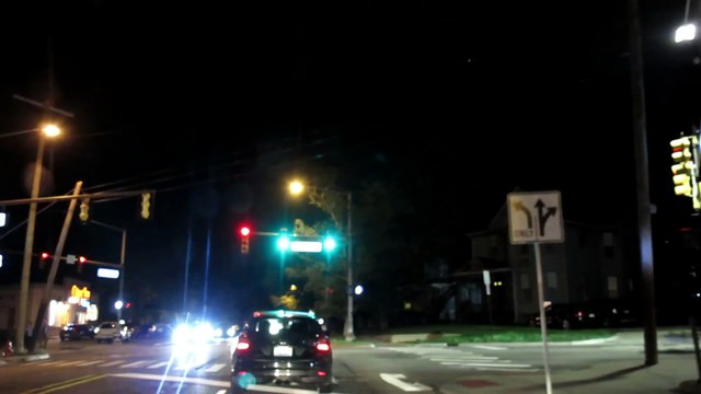 ANN ARBOR UNIVERSITY OF MICHIGAN AT NIGHT