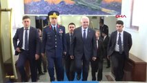 Eskişehir- TBMM Başkanı Binali Yıldırım Eskisehir Muharip Hava Komutanlığı'nı Ziyaret Etti