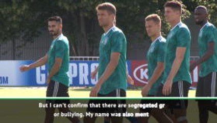Muller laughs off bulllying claims in German team