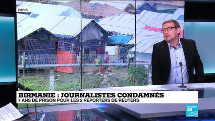 7 ans de prison pour 2 journalistes de Reuters - RSF condamne la décision de la justice birmane