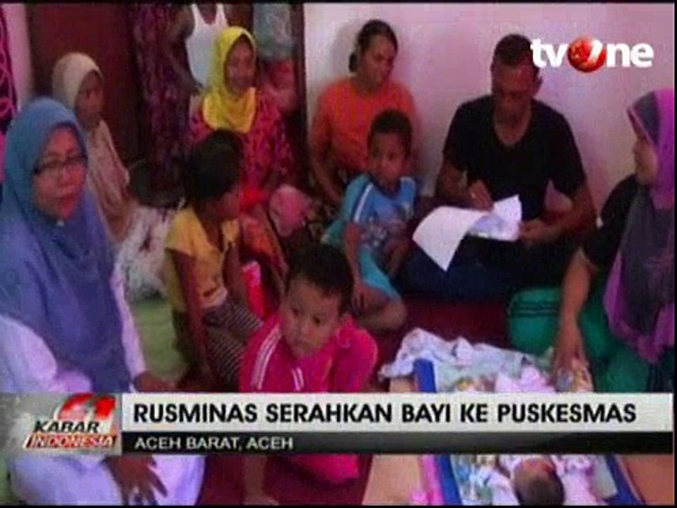 Penemu Bayi di Aceh Serahkan Bayi ke Puskesmas