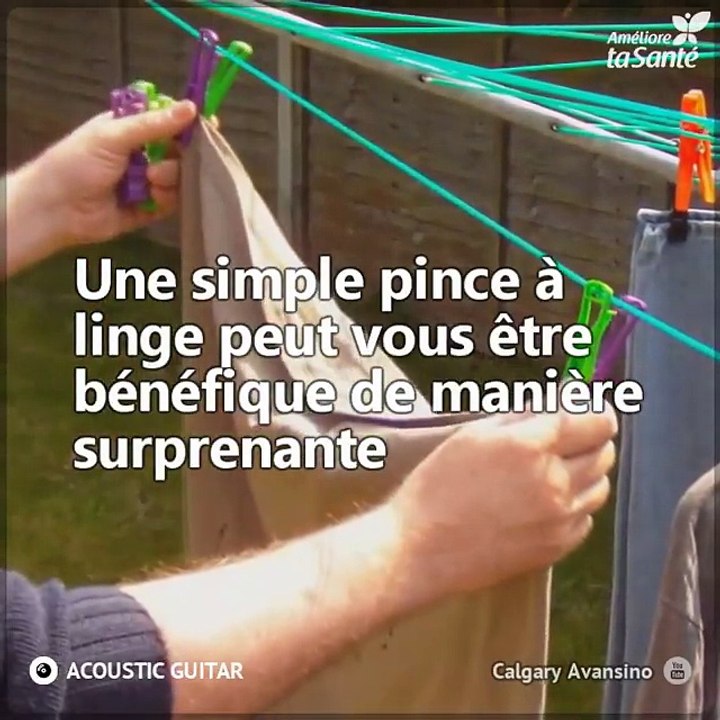 Parfois, les choses les plus simples peuvent soulager vos douleurs. Nous allons vous expliquer comment y parvenir avec une pince à linge