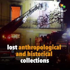 Fire Engulfs Brazil's National Museum