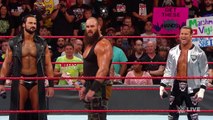 The Shield attack Braun Strowman  Drew McIntyre   Dolph Ziggler- Raw  Sept.