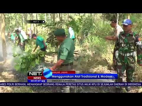 Simulasi Penanganan Kebakaran Hutan-NET5