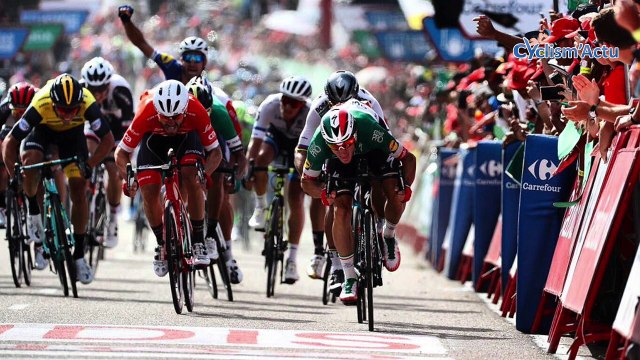 Tour d'Espagne 2018 - Elia Viviani : Je pense que c’est l’un des meilleurs sprints qu’on a exécutés cette saison, peut-être le meilleur