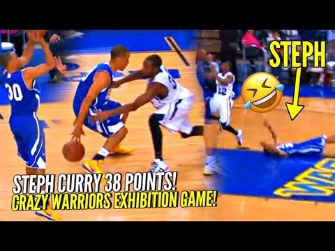 Steph Curry Hits CRAZY 3, Celebrates TOO EARLY & Pays The Price! Warriors Crazy Exhibition Game!