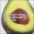 How about you... Have you already started eating half an avocado a day? It has amazing benefits