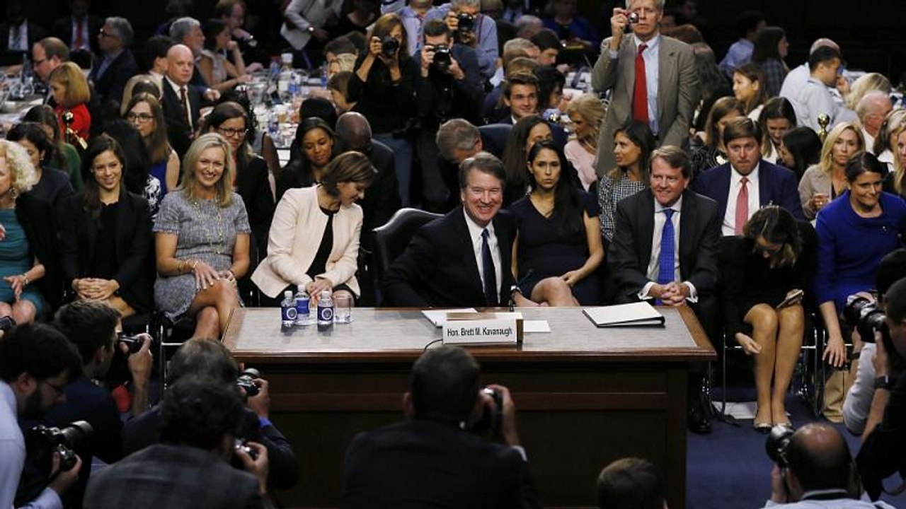 Neuer richter für supreme court: proteste bei kavanaughs anhörung