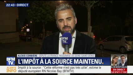 L'impôt à la source "ne changera rien pour les Français", estime Alexis Corbière