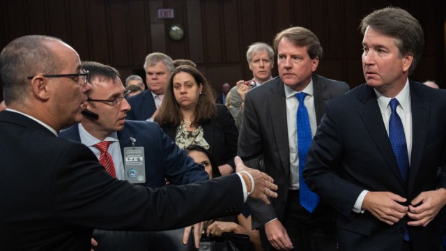 Brett Kavanaugh Snubs Parkland Victim's Father's Handshake Attempt At Hearing