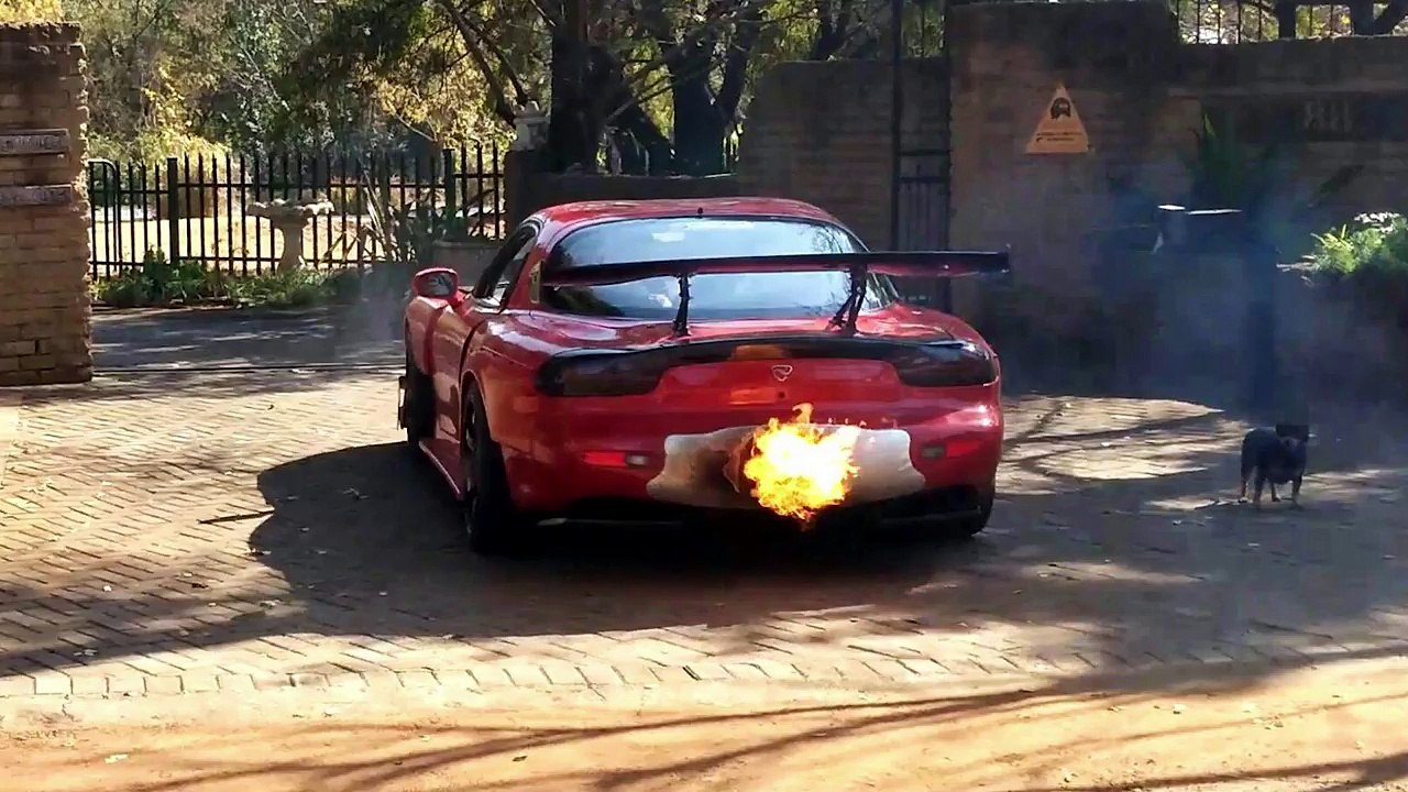Turbo 4 Rotor RX-7 Crash in South Africa