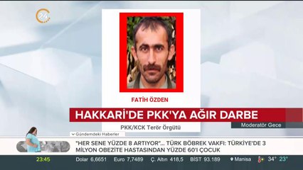 Hakkari'de PKK'ya ağır darbe vuruldu