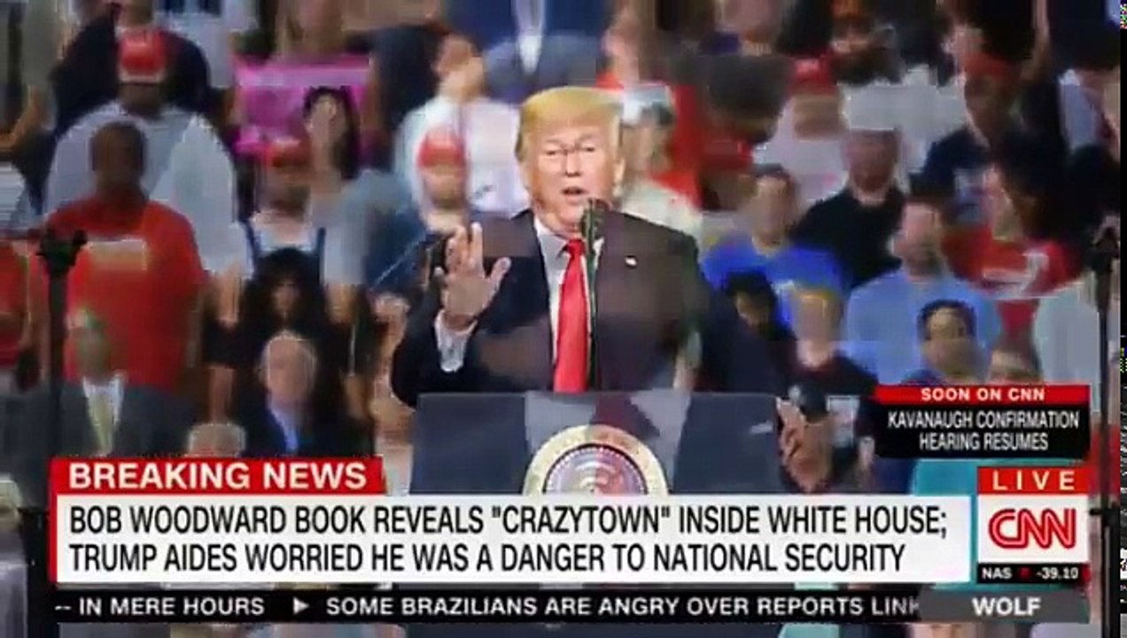 CNN Wolf Blitzer 9/4/18 - President Trump Breaking News Today