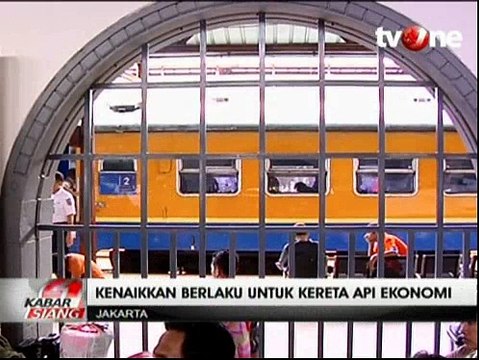 Kenaikan Tarif Tiket KA Ekonomi Dinilai Membebani Masyarakat