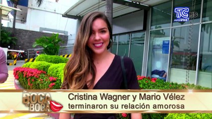 Cristina Wagner y Mario Vélez terminaron su relación amorosa