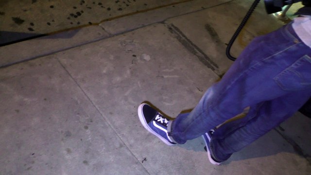 Jeff Beacher of Beacher’s Madhouse arrives for a dinner date at Craigs in West Hollywood