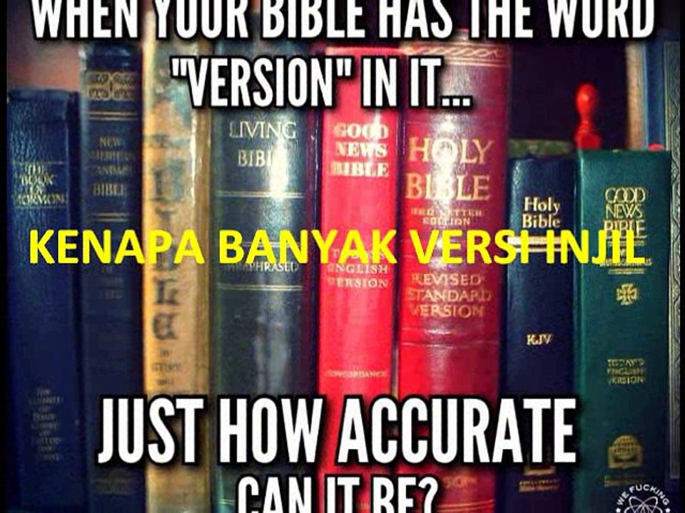 [181] R. SANTOS (MANTAN MISIONARIS KRISTEN FILIPINA) : "BINGUNG KENAPA BANYAK VERSI INJIL."