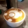  There are two main types of latte art: free pouring (a pattern created during the pour) and etching (using a tool to create a pattern after the pour)
