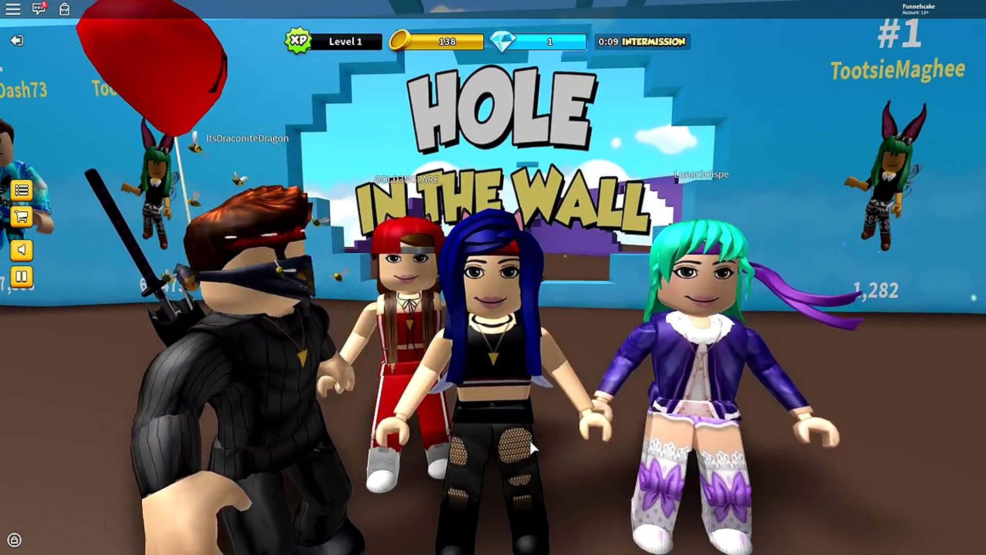 The Krew Plays Extreme Games On Roblox Dailymotion Video - funneh and the krew roblox games