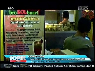 Sensasi Minum Jamu di Kafe Herbal