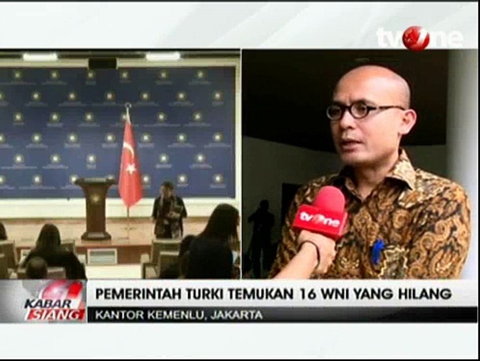 16 WNI Ditemukan, Dubes RI Segera Temui Menlu Turki